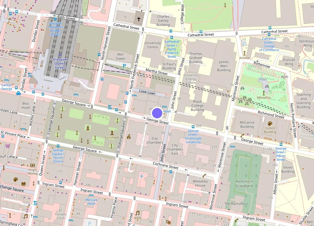 Map: AC Hotel by Marriott Glasgow